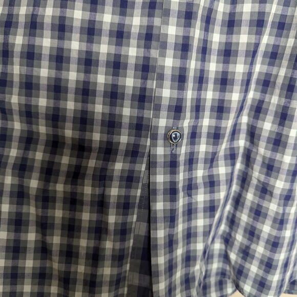 Ben Sherman Men’s Plaid Button-Down Shirt, Blue, Size 16.5 34-35 - Picture 6 of 9